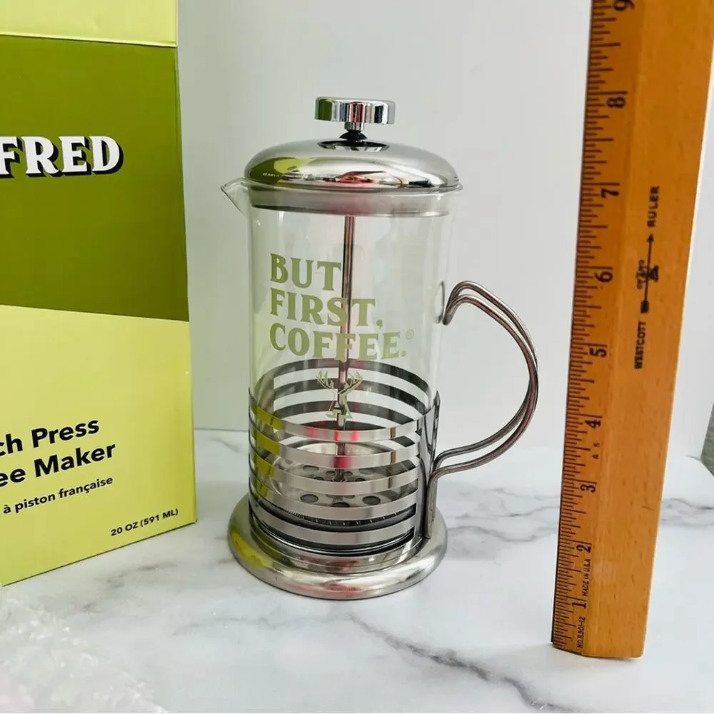Alfred But First Coffee Press, New In Box